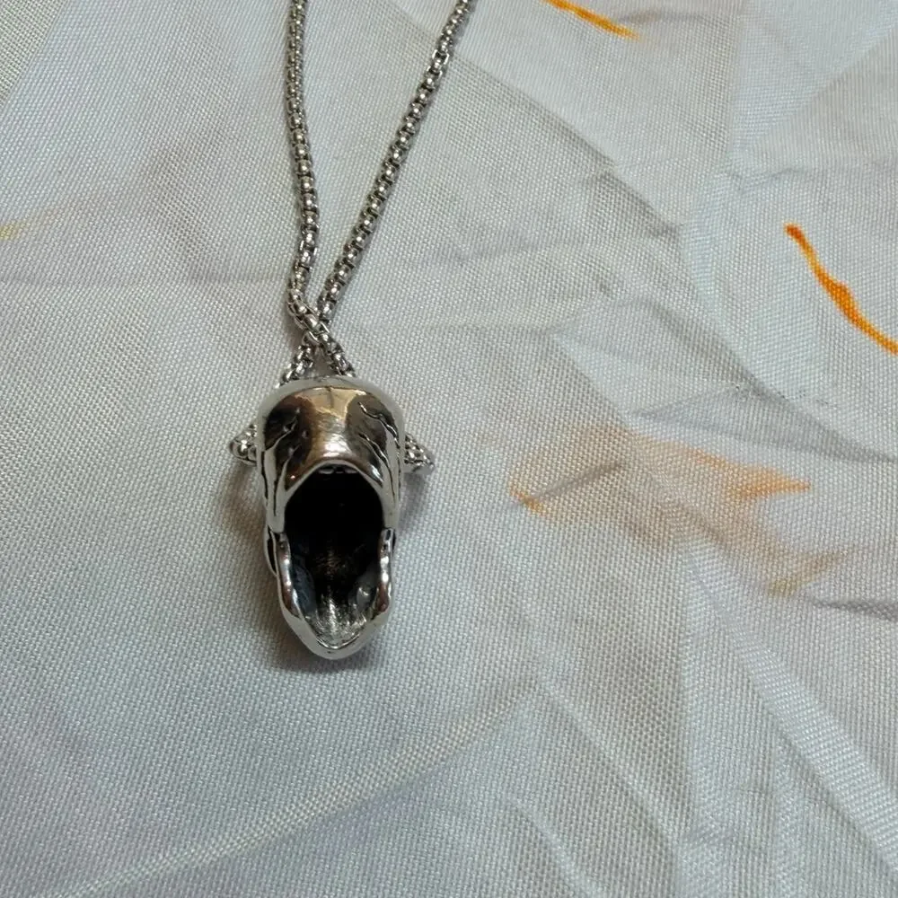 Skull Pendant Necklace for Men NWOT!